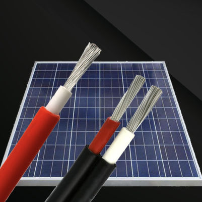 Le TUV a certifié PV1-F 2.5/4/6/10 le millimètre que carré de C.C photovoltaïque a étamé le câble solaire de cuivre TUV 2pfg de pv1f câble de 1169 picovoltes